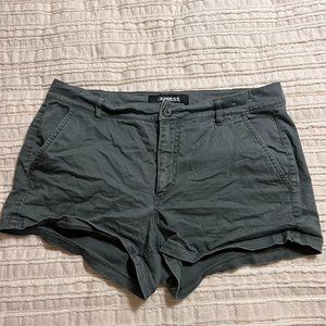 Express Large Women's Hunter Green Shorts